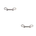 thumbnail image 2 of Toystoory Perno Gancho a presión Ganchos de doble extremo resistentes a la corrosión Clips de metal de alta dureza Correa para perros Tack Type1 NO1, 2 of 6