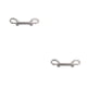 thumbnail image 4 of Eigraketly Perno Gancho de seguridad Ganchos de doble extremo de acero inoxidable Clips de metal resistentes a la corrosión Cadena de tachuelas Plata 2 2Conjunto, 4 of 6