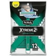 thumbnail image 1 of Schick Xtreme2 Rasoirs Jetables pour Hommes Sensibles, 12 Unités, 1 of 1