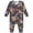 Eiffel Tower Midnight Garden, variant on by Gerber Baby Girl Two-Way Zip Viscose Ruffled Coverall, Sizes Newborn - 24 Months