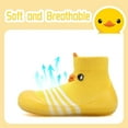 thumbnail image 5 of Baby Toddler Sock Shoes Infant First Walking Floor Shoes Indoor Anti-Slip Slippers for Baby Girls Boys, 5 of 9