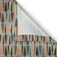 thumbnail image 4 of Ambesonne Mid Century Window Valance, 2 Color Droplets, 54" X 18", Multicolor, 4 of 5