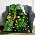 thumbnail image 4 of Patrick''s Day Throw Blanket Irish Gifts for Saint Patricks Day Soft Warm Blankets for Sofa Couch Patrick''s Day Decor 50"x60", 4 of 6