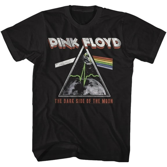 Pink Floyd Music Moon Adult Short Sleeve T Shirt