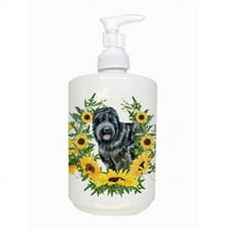 Carolines Treasures CK2869SOAP Black Russian Terrier Ceramic Soap Dispenser