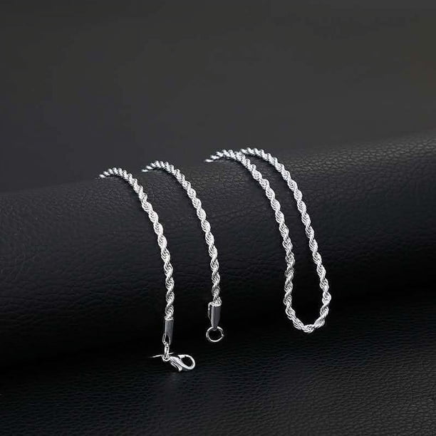 Collar de cadena torcida de tendencia de moda, pulsera, collar grueso, collar de pareja simple de alta gama