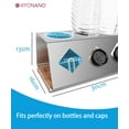 thumbnail image 2 of KYONANO Bottle Holder Compatible with SodaStream Duo, Drip Holder Accessories Including Lid Holder and Silicone Protective Rings, 3 Dishwasher Safe Drip Rack Drainer, 2 of 6