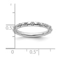 thumbnail image 4 of Sterling Silver Rhodium Textured Ring, 4 of 5