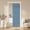 Blue-42"W x 78"L, variant on 100% Blackout Magnetic Door Curtain Accordion Doors Interior Folding Closet Door Curtain Invisible Applicable Bedroom Room Living Room Doorway （Cream Yellow 42" W x 78" L 1 Panel