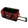 thumbnail image 6 of Pacific Gear Keystone 21" Rolling Duffel Bag with Wheels, Bright Red, 6 of 8