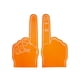 thumbnail image 1 of Jumpingount Guante de porristas de EVA, reemplazo colorido, reutilizable, lindo, Flexible, para eventos deportivos, juegos, fiesta, guantes de animadora, Disfraces de disfraces Naranja Blanco Jumpingount AP012797-09, 1 of 6