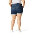 thumbnail image 4 of Levi Strauss Signature Women's and Women's Plus Size Mid Rise 5" Cuffed Shorts, Sizes 2-28, 4 of 5