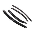 thumbnail image 2 of Tuningpros WD2-279 Dark Smoke 4 Pcs Set Window Visor (Outside Mount) Deflector Rain Guard Compatible with 2009-2013 Kia Forte, 2 of 4
