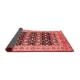 thumbnail image 2 of Ahgly Company Indoor Round Oriental Red Industrial Area Rugs, 4' Round, 2 of 4
