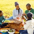 thumbnail image 6 of Basketball Canvas Picnic Mat - Waterproof Outdoor Blanket for Park, Beach, and Camping - Large Portable Mat with Handles and Bonus Carry Bag for Travel and Picnic Parties, 6 of 6