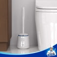 thumbnail image 2 of MR. SIGA Premium Toilet Bowl Brush and Holder with Solid Handle and Durable Bristles for Bathroom Cleaning, White, 1 Pack, 2 of 6