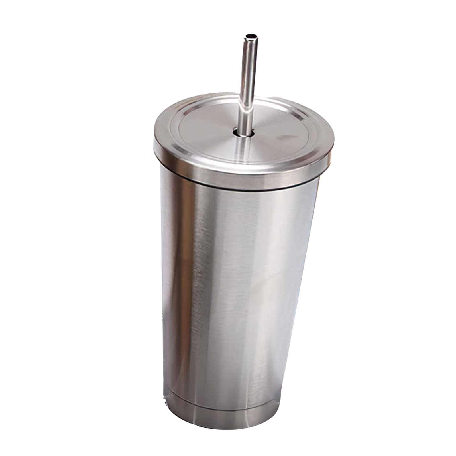 1pc/set 304 Stainless Steel Insulated Cup With Straw, Portable