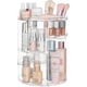 thumbnail image 1 of Organizador de maquillaje HBlife 360, giratorio, ajustable, transparente, 1 of 7