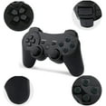thumbnail image 2 of Wireless Controllers Replacement for PS3 Remote Gamepad Joystick Double Vibration with Charging Cable (Black), 2 of 6