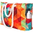 thumbnail image 1 of Bolsa de playa SHYLERO Beach Tote impermeable con bolsa hermética, 1 of 9