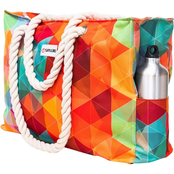 Bolsa de playa SHYLERO Beach Tote impermeable con bolsa hermética