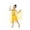 Yellow, variant on SUXIAN Handmade Children Girl Belly Dance Set Kids Belly Dancing Dance Cloth Performance Outfit for Kids Hot Pink One Size