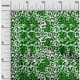 thumbnail image 1 of oneOone Cotton Silk Green Fabric Animal Skin Dress Material Fabric Print Fabric By The Yard 42 Inch Wide-8PI, 1 of 1