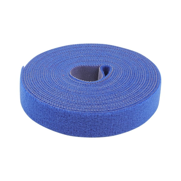 Harpily Tools Home Improvement Reusable Cable Tie, Self-Grip Tape, Ready-To-Use Pre-Cut Tape for Cable Management and Cable Management One Size Blue