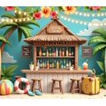 thumbnail image 4 of Tropical Theme Beach Bar Summer Party Decoration Outdoor Event Banner for Beach Party Tropical Event Summer Gathering, 4 of 7