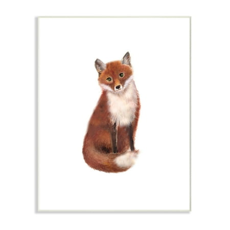 The Kids Room By Stupell Red Fox Watercolor Illustration Wall Plaque Art 5 The Kids Room By Stupell Red Fox Watercolor Illustration Wall Plaque Art 5