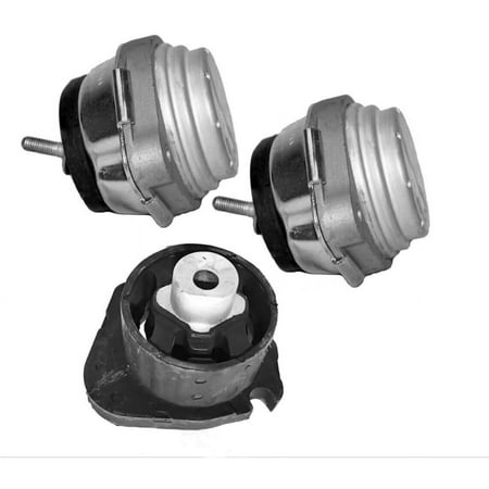 4M Auto Parts Front Right Front Left Engine Mounts & Rear Transmission Mount 3PCS Parts 9654 9654 A4055