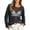 Black, variant on Qingpeng Womens Crochet Hollow Out Tops Summer Long Sleeve Cover Ups Fashion Fall Casual Outfits Streetwear for Women