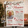 thumbnail image 1 of Custom Photo Memorial A Hug From Heaven - Personalized Photo Blanket -, 1 of 10