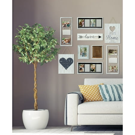 - Pinnacle Frames Heart Decor White Collage Kit Picture Frame