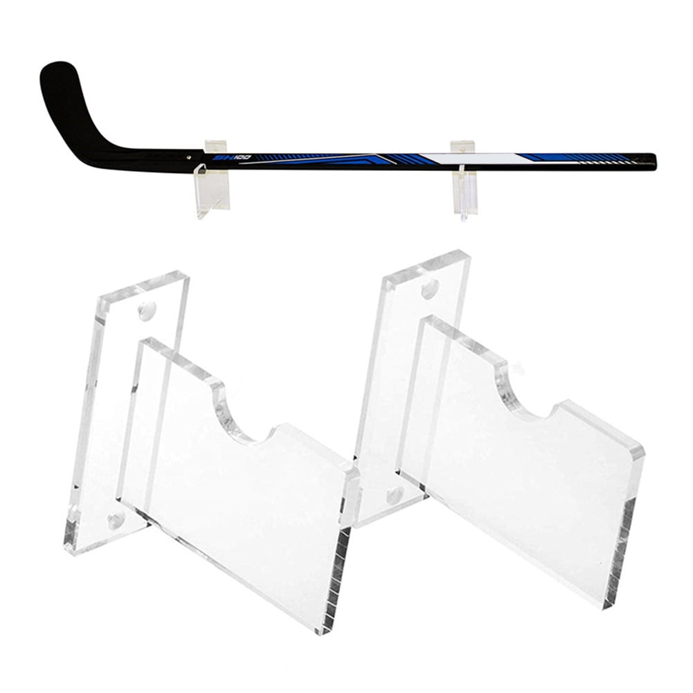 Ice Hockey Stick Holder Hanger Wall Mount Rack Display Hook Storage Stand Shelf 