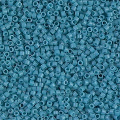 Miyuki Delica Seed Beads DB0798/DB798 11/0 Opaque Dark Capri Blue Semi-Frosted 7.2 Grams