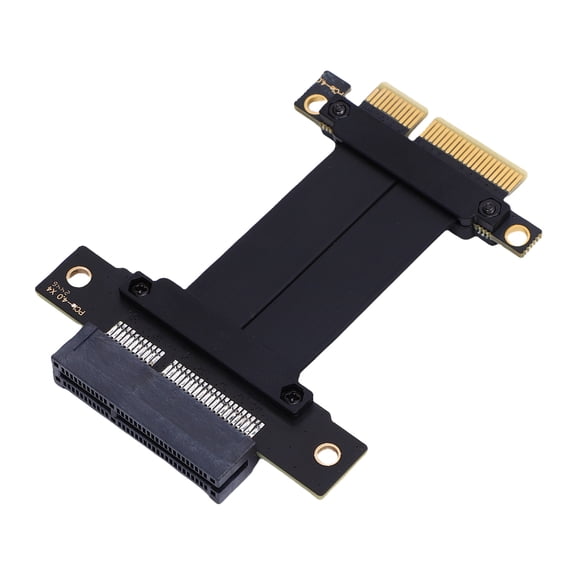 Cable de Extensión de la Tarjeta Gráfica, Compatibilidad Amplia Masculina A Hempra 180 PCIe 4.0 X4 Elevador para el Tarjeta de Sonido M.2 WiFi GPU