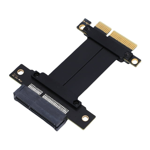 Cable de Extensión de la Tarjeta Gráfica, Compatibilidad Amplia Masculina A Hempra 180 PCIe 4.0 X4 Elevador para el Tarjeta de Sonido M.2 WiFi GPU