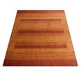thumbnail image 5 of Rugsotic Carpets Handmade Rugs Hand Knotted Loom Rectangle 8'x10' Orange Wool for Indoor Use, 5 of 5