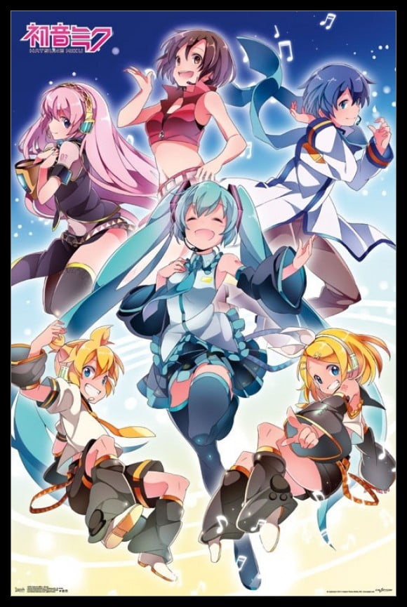 Hatsune Miku Group Poster Poster Print Walmart Com Walmart Com