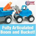 thumbnail image 4 of American Plastic Toys Gigantic Loader Truck Heavy Duty Construction Vehicle, 4 of 8