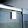 thumbnail image 5 of Dreamline SHDR22547200-01 Flex 50-54" W x 72" H Semi-Frameless Pivot Shower Door in Chrome, 5 of 11