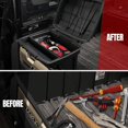 thumbnail image 2 of A & UTV PRO Rear Cargo Storage Box for 2009-2023 Polaris Ranger XP 1000 900 570,General 1000 Bed Trunk Tool Storage Bin Box Container with Lid Accessiories, 2 of 7