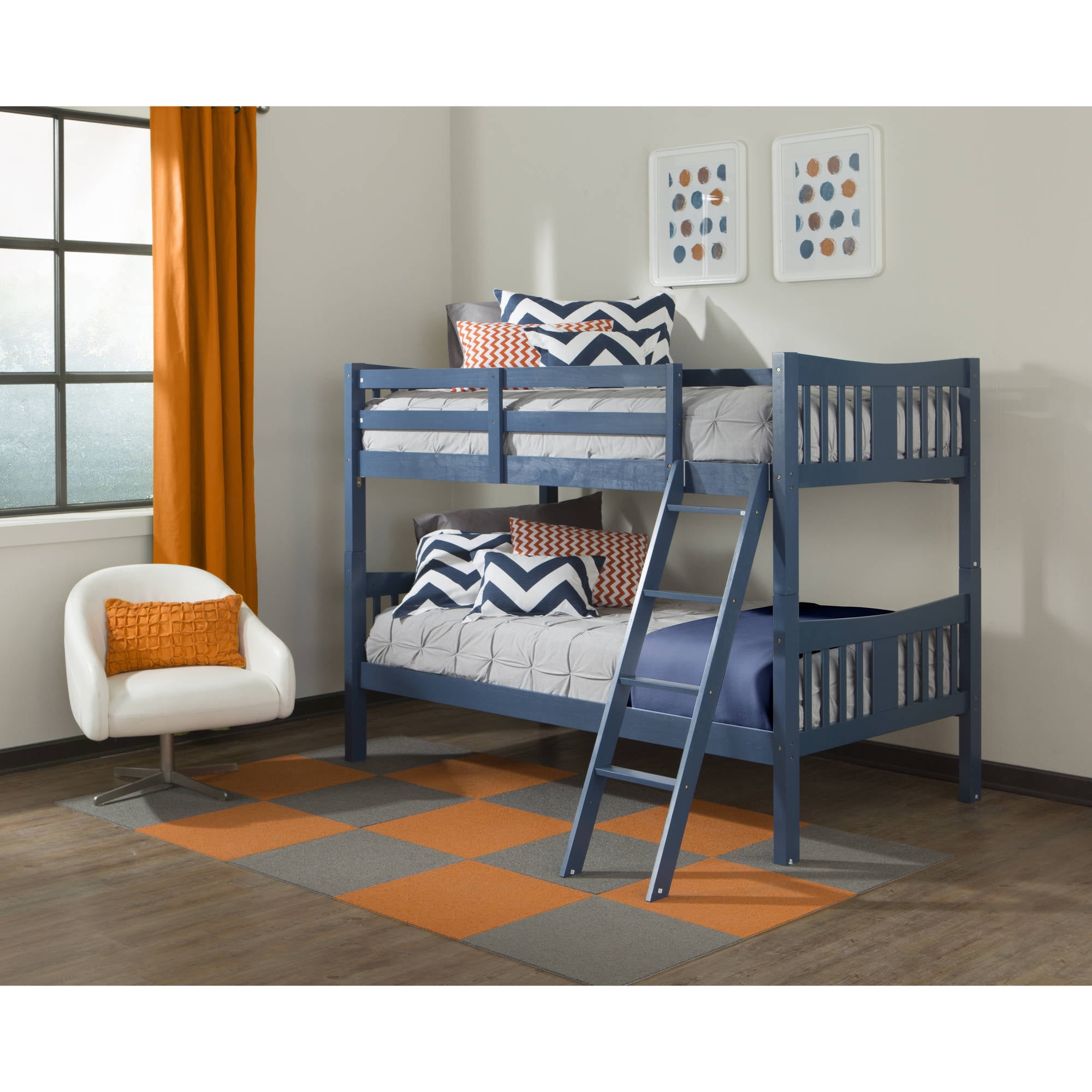 Storkcraft Caribou Twin Over Solid, Storkcraft Caribou Twin Over Solid Hardwood Bunk Bed Gray