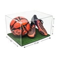 thumbnail image 2 of Versatile Deluxe Clear Acrylic Display Case - Large Rectangle Box with Turf Bottom 15.25" x 12" x 9" (A025-CTB), 2 of 6