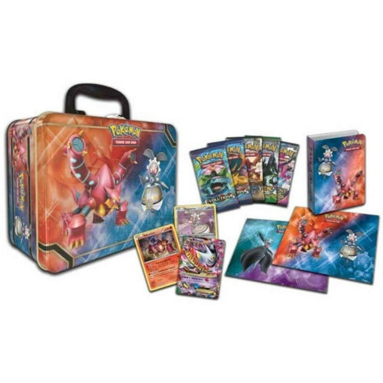 Pokemon Collectors Chest Tin Opening