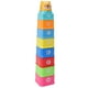thumbnail image 3 of Tazas Apilables Juguete De Construcción Para Bebés, Juguetes Apilables Para Bebés Rompecabezas Sin BPA Múltiples Colores Números Letras Para Bebés Para Juegos De Playa Para Anggrek Otros, 3 of 8