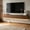69" Natural, variant on HIUU 69" Dark Wood TV Stand with 16 Color LEDs,Modern Wood TV Stand with Storage,Rustic Floating Wall Mounted TV Stand for 55 60 65 Inch TV for Living Room