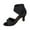 Black Sandals for Women, variant on hopeusnice Women's Sandals Non-slip Nylon Spandex Materials Summer Shoes Tapered High heel Soft Trendy Breathable Open Toe Sandals Dress Shoes Black 40