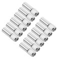 thumbnail image 2 of 12 Pcs Clips d'Étagère de Cabinet Réglables avec Vis en Acier Inoxydable pour Armoires Étagères en Verre, 2 of 6